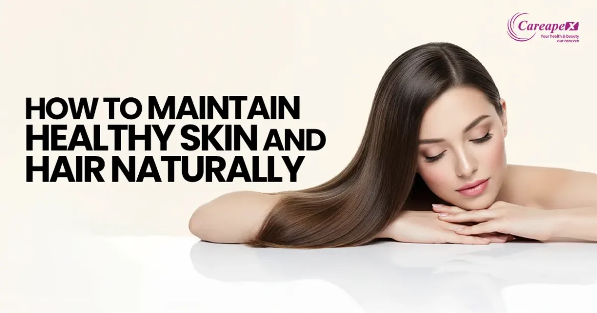 healthy skin and hair