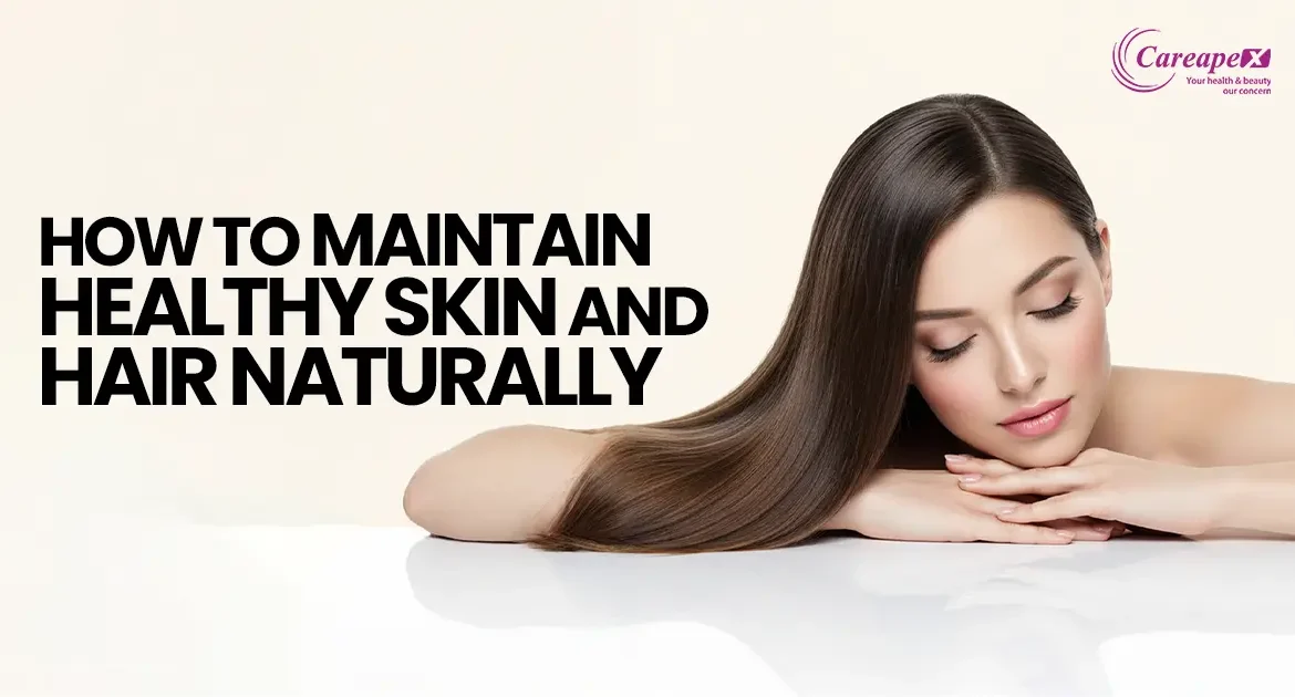 healthy skin and hair